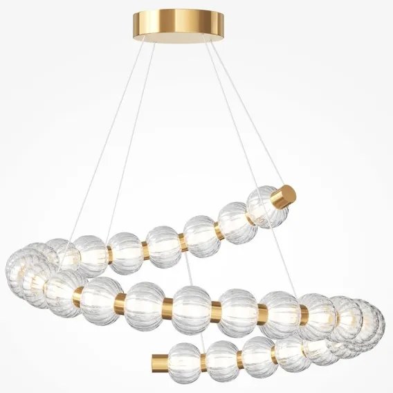 Κρεμαστό Φωτιστικό Οροφής LED 40W Χρυσό Γυαλί Amulet MOD555PL-L35G3K Maytoni MOD555PL-L35G3K Χρυσό