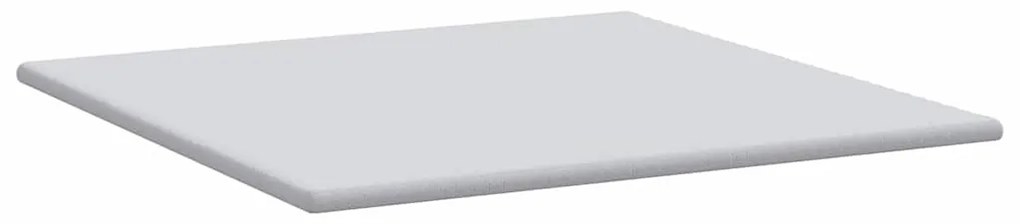 vidaXL Στρώματα Λευκό 200 x 200 cm 100% ύφασμα πολυεστέρα με τζακάρ