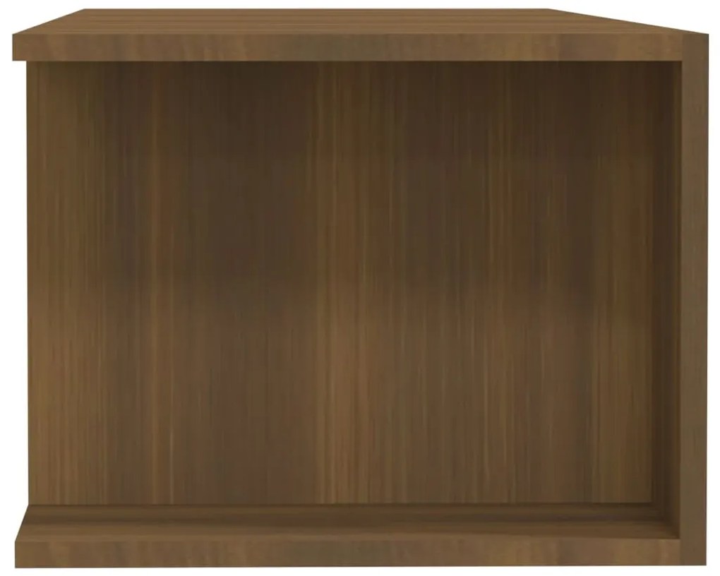 vidaXL Έπιπλο Τηλεόρασης με LED Καφέ Δρυς 135x39x30 εκ.