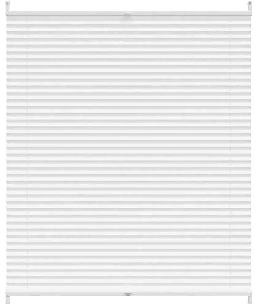 vidaXL Σύστημα Σκίασης Πλισέ Λευκό 100 x 125 εκ.