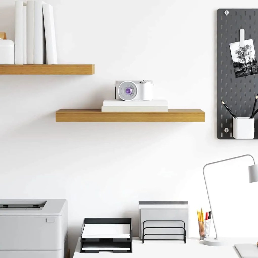 vidaXL Ράφι Τοίχου Επιτοίχιο Μπεζ 50 x 23 x 4 εκ. Επεξεργασμένο ξύλο