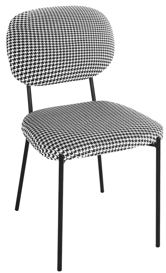 COCO ΚΑΡΕΚΛΑ PIED DE POULE 43x56xH82cm 03-0715