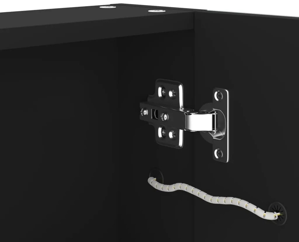 vidaXL Καθρέφτης Μπάνιου με Ντουλάπι & LED 50 x 13 x 70 εκ.