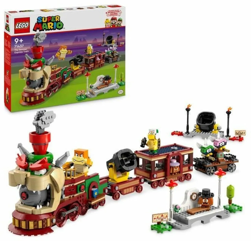 Παιχνίδι Kατασκευή Lego 71437 Bowser&#039;s Express Train Πολύχρωμο 1392 Τεμάχια