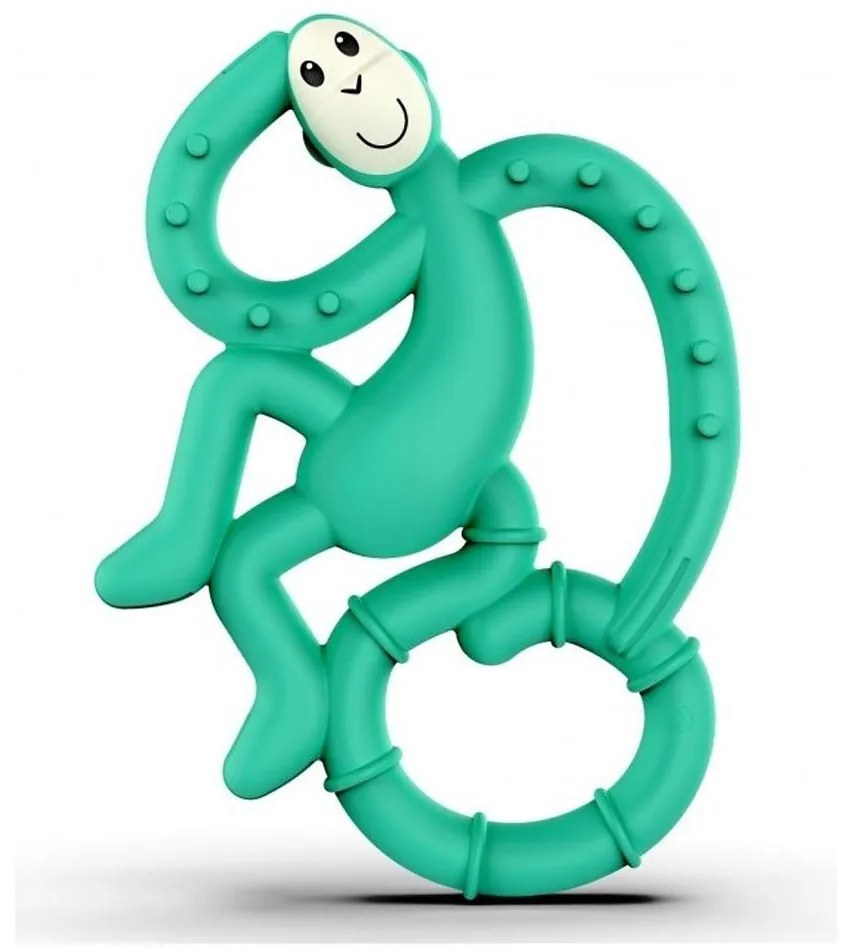 Μασητικό Οδοντοφυΐας Mini Monkey Teether 10cm Green Matchstick Monkey Silicone