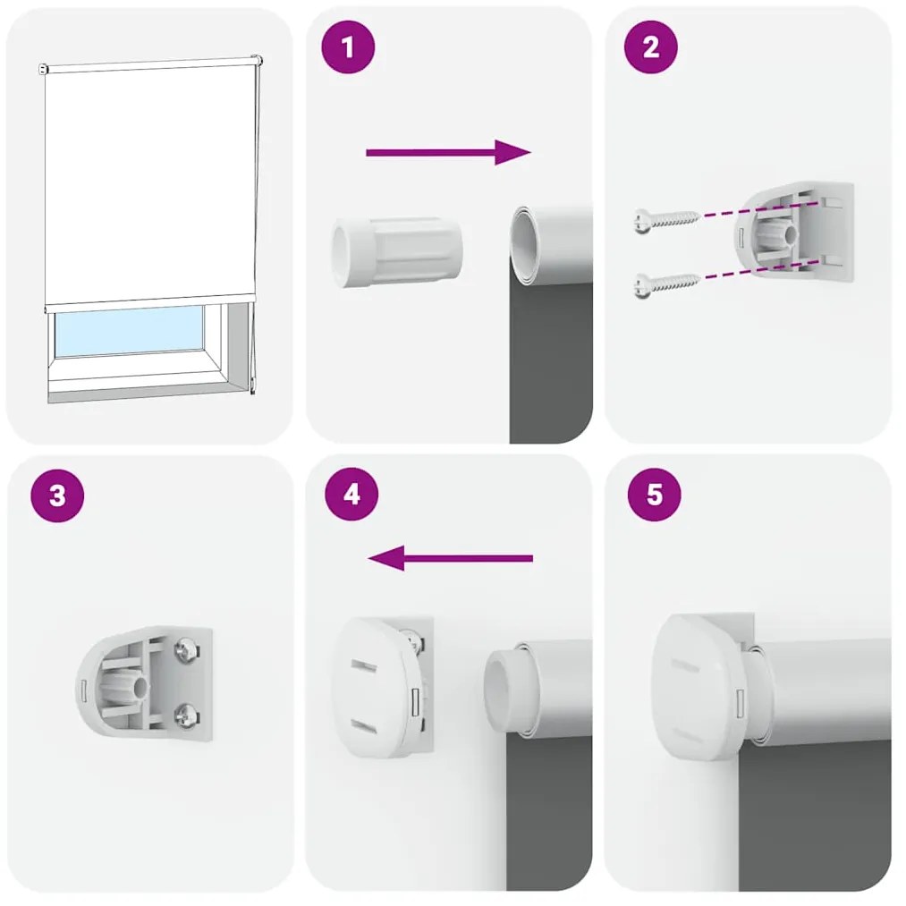 vidaXL Ρολέρ Μπλακάουτ Μαύρο 100x230 cm Πλάτος υφάσματος 95,7 cm