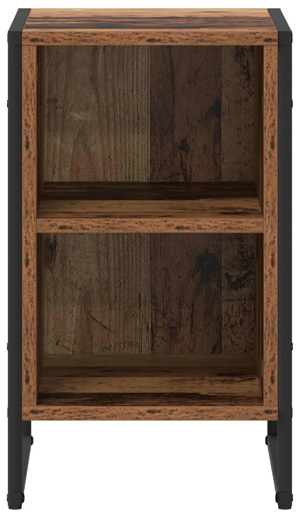 vidaXL Κομοδίνο Παλιό Ξύλο 39.5 x 30 x 50 εκ Επεξεργασμένο ξύλο