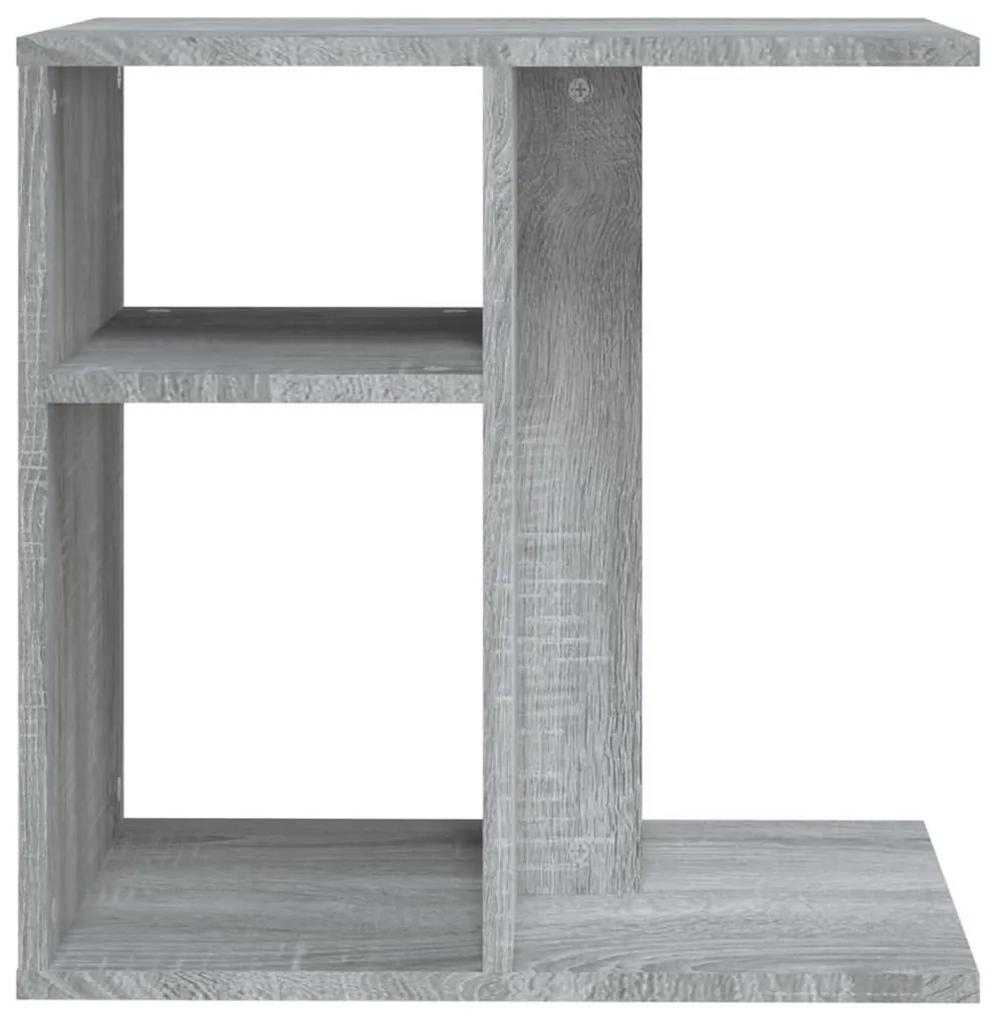 Βοηθητικό Τραπέζι Γκρι Sonoma 50x30x50 εκ. Επεξεργασμένο Ξύλο - Γκρι