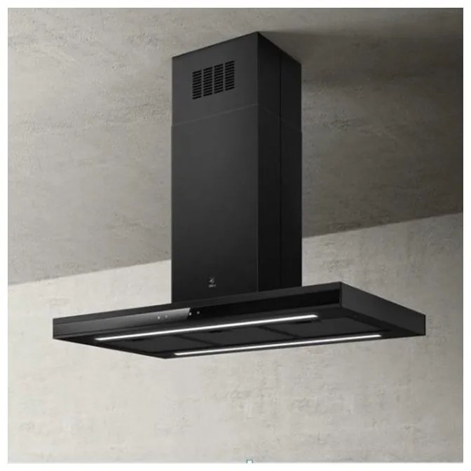 Elica Adéle IS BL MAT/A/90 X 60 GFB Απορροφητήρας Νησίδα 90cm Μαύρος