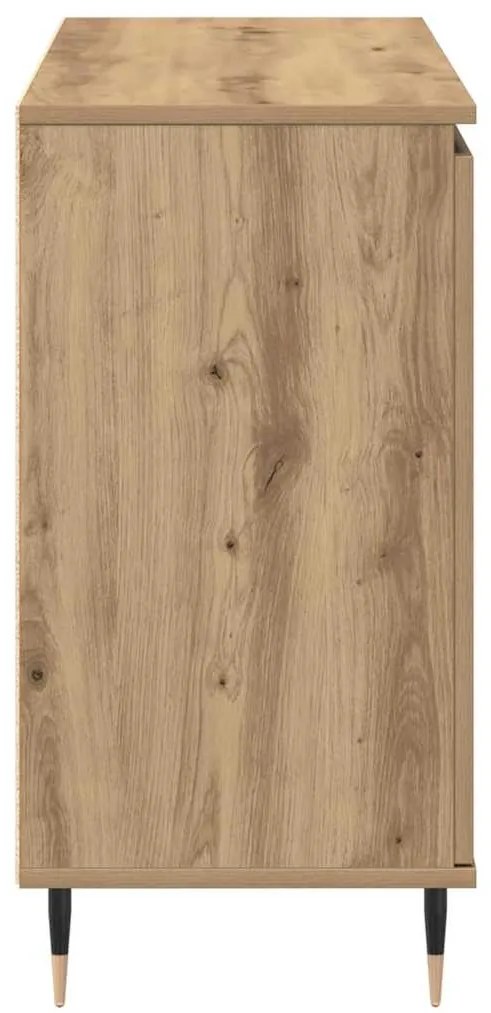 vidaXL Πλαϊνό γραφείο με συρτάρι Artisan Oak 101,5 x 35 x 70 εκ