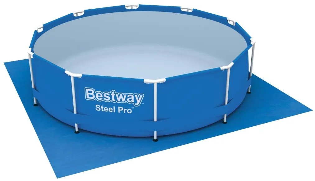 Bestway Υπόστρωμα Πισίνας Προστατευτικό Flowclear 335 x 335 εκ. - Μπλε