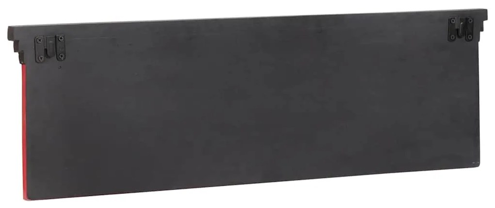 vidaXL Κρεμάστρα Μαύρο 80 x 25 x 2 cm Επεξεργασμένο ξύλο