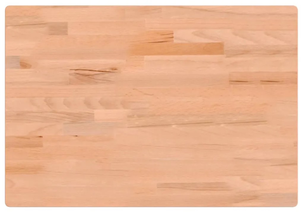 vidaXL Πάγκος Εργασίας 80x55x81,5 εκ. από Μασίφ Ξύλο Οξιάς και Μέταλλο