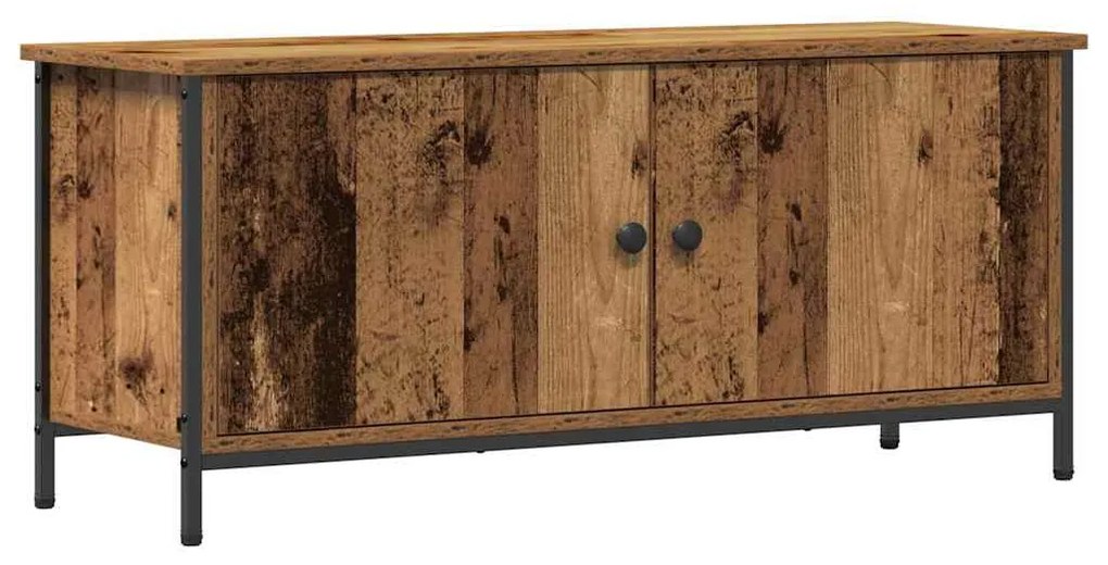 vidaXL Ντουλάπι Τηλεόρασης Παλαιό ξύλο 100 x 35 x 45 εκ.