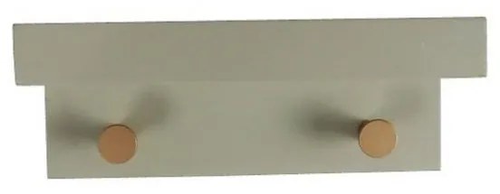 Κρεμάστρα Τοίχου 2 Θέσεων (23x12x11) Espiel REF111