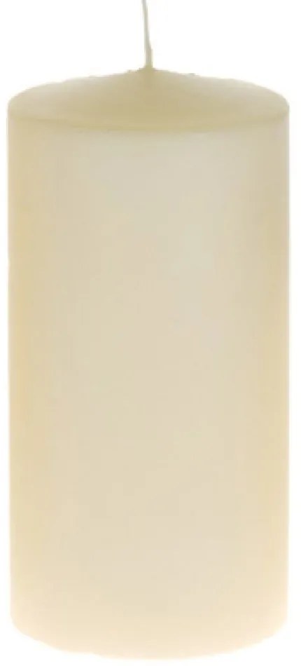 Κερί Κύλινδρος 36962 7x14cm Cream Παραφίνη