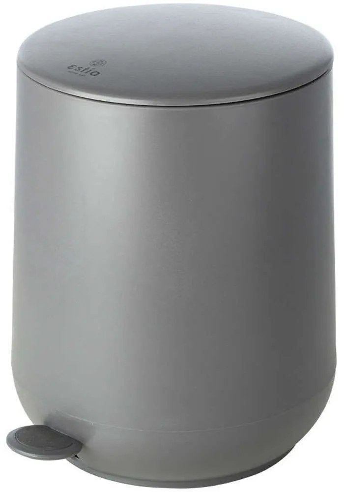 Κάδος Απορριμμάτων Fjord Soft Close 02-19983 23,5x26,3x29,3cm 5lt Grey Estia Plastic
