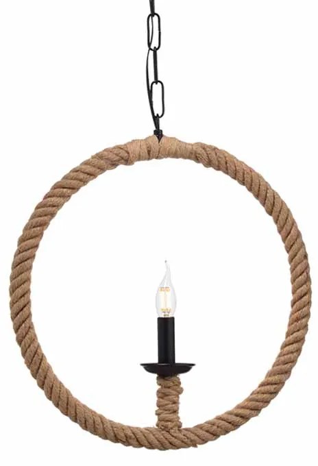 Φωτιστικό Οροφής Μονόφωτο Aca 563461PCR Rope