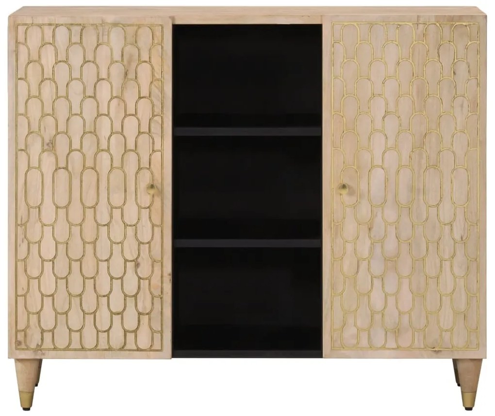 vidaXL Βοηθητικό Ντουλάπι 90 x 33 x 75 εκ. από Μασίφ Ξύλο Μάνγκο