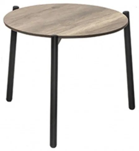 Τραπέζι Κήπου Ola/TC 02-00-1232 Φ49x41cm Black-Sonoma