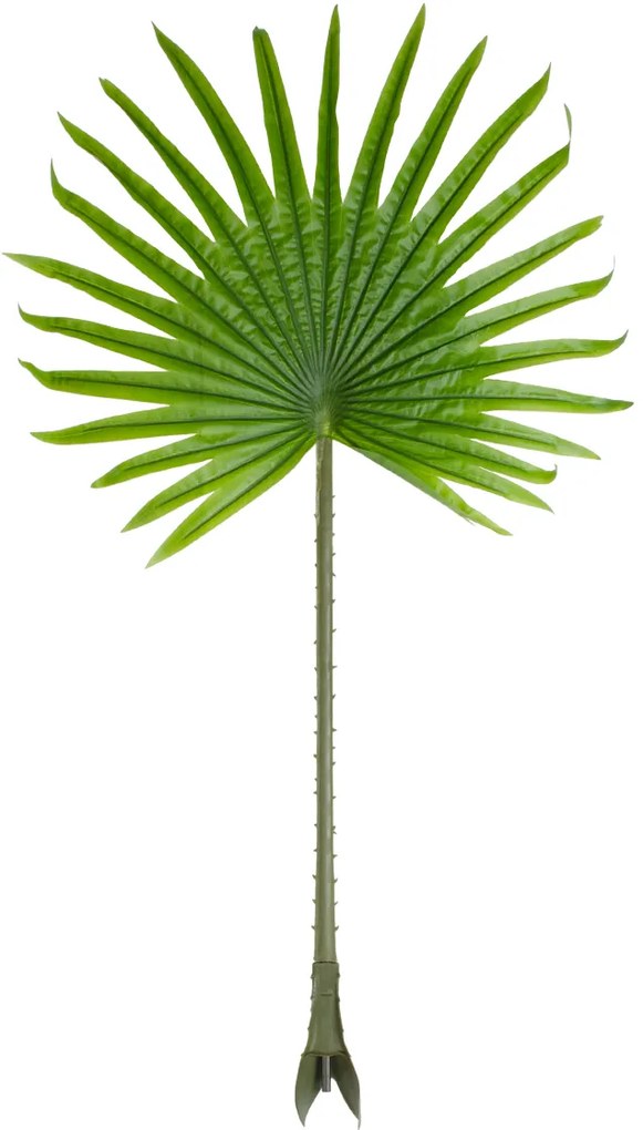 GloboStar® Artificial Garden SERENOA PALM LEAF 20172 Τεχνητό Διακοσμητικό Φύλο Φοινικόδεντρου Σερενόα Βεντάλια Π77 x Υ140cm