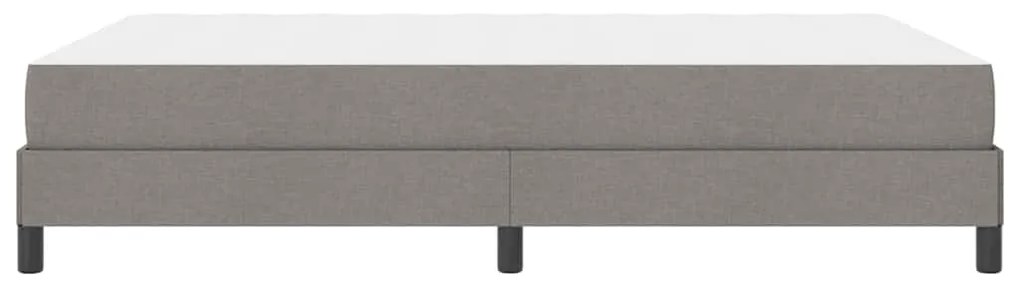 vidaXL Κρεβάτι με ελατήρια με στρώμα Taupe 160 x 200 cm ύφασμα