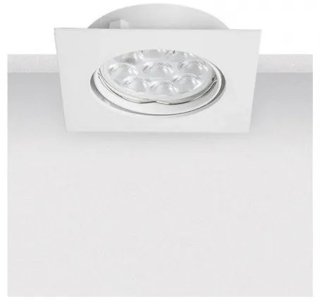 Χωνευτό Φωτιστικό Οροφής 8,5cm GU10 50W IP20 Zambelis-S013-Λευκό S013