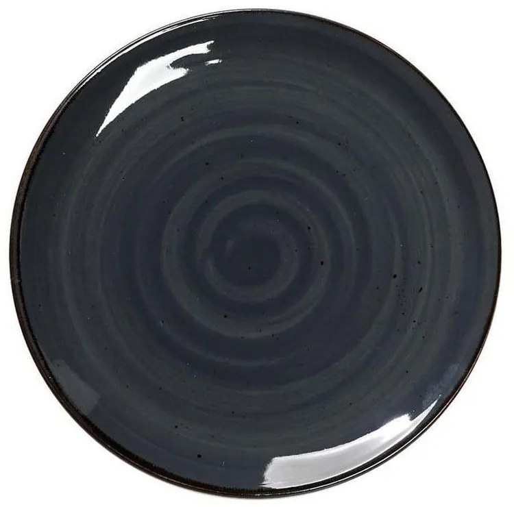 Πιάτο Πορσελάνινο Terra Ρηχό Σετ 6 τμχ Tlg102K6 Φ24,5cm Grey Espiel Porcelain