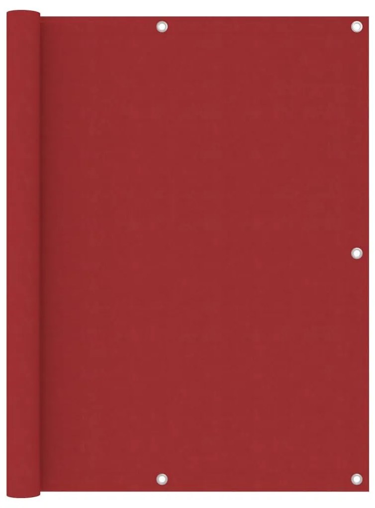 Διαχωριστικό Βεράντας Κόκκινο 120 x 400 εκ. Ύφασμα Oxford - Κόκκινο
