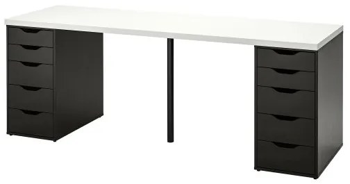 LAGKAPTEN/ALEX γραφείο, 200x60 cm 994.176.22