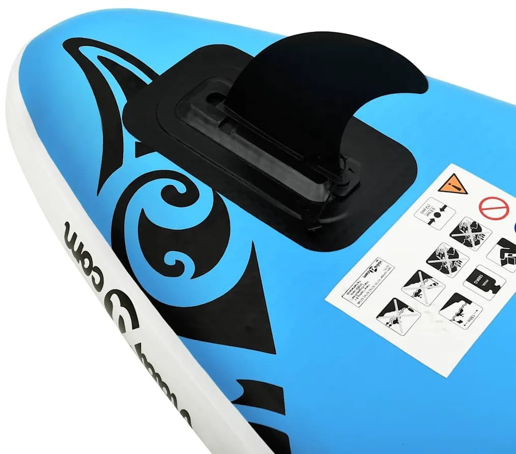 vidaXL Σανίδα SUP Φουσκωτή Σετ Μπλε 305 x 76 x 15 εκ.