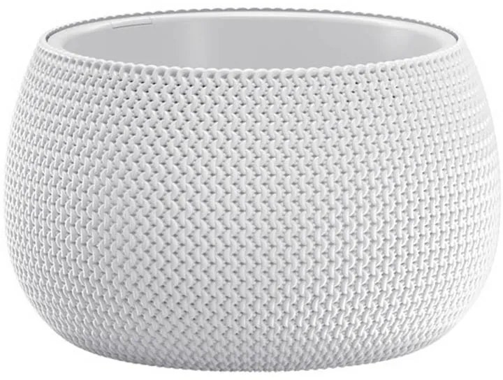 Κασπώ - Γλάστρα (Φ47.8x30) Marhome Splofy 2 Σε 1 Λευκό 09-DKSP480-S449