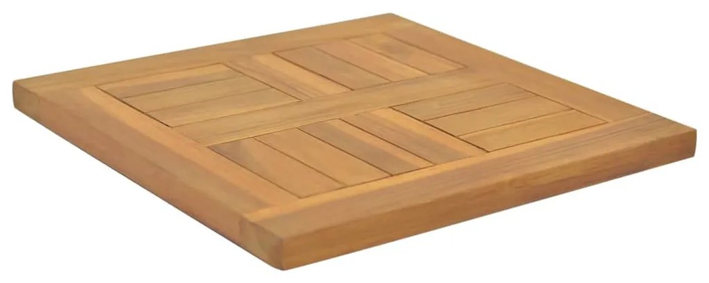 VidaXL Επιφάνεια Τραπεζιού Τετράγωνη 40 x 40 x 2,5 εκ. Μασίφ Ξύλο Teak