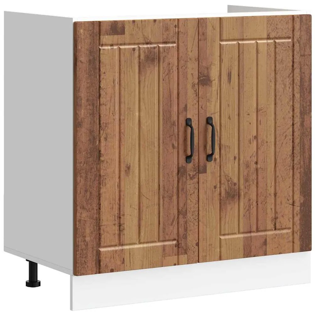 vidaXL Ντουλάπα Κουζίνας με αποθήκευση 2 pcs Καφέ 80 x 46 x 81.5 εκ