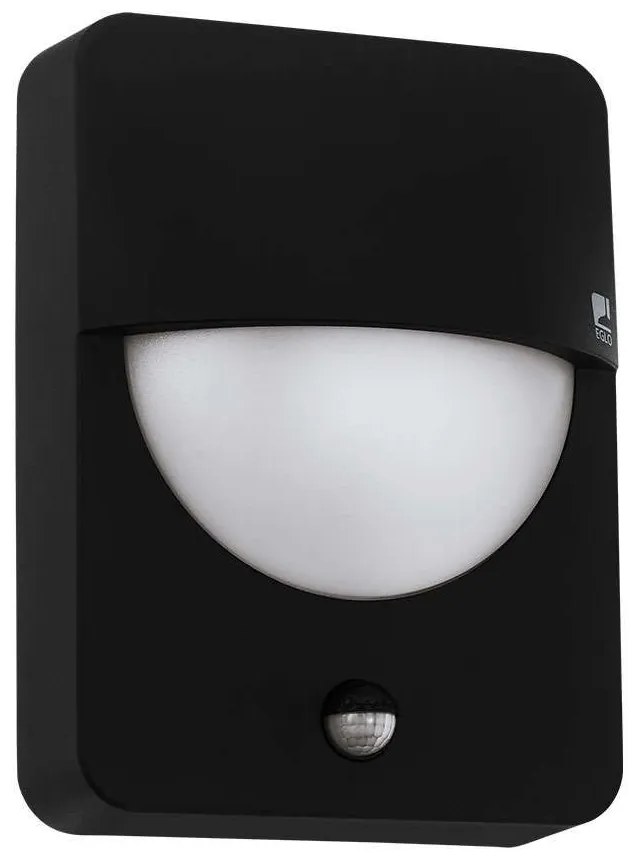 Φωτιστικό Τοίχου Με Αισθητήρα Black Salvanesco 98705 Eglo