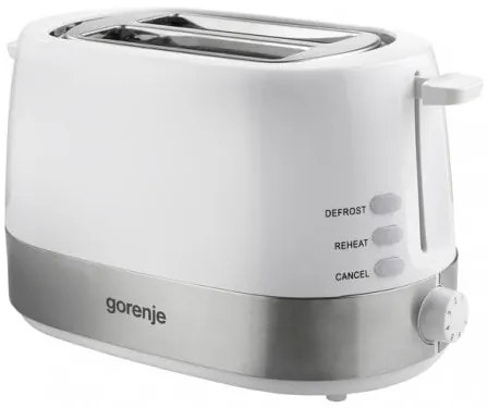 Gorenje T850WE Φρυγανιέρα 2 Θέσεων 850W Λευκή