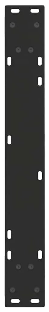 vidaXL Πόδια Τραπεζαρίας Σχήματος V 3 τεμ. Μαύρο 70x(72-73,3) εκ. Ατσάλι