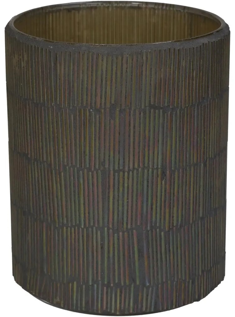Κηροπήγιο ArteLibre Πολύχρωμο Γυαλί 10x10x13cm