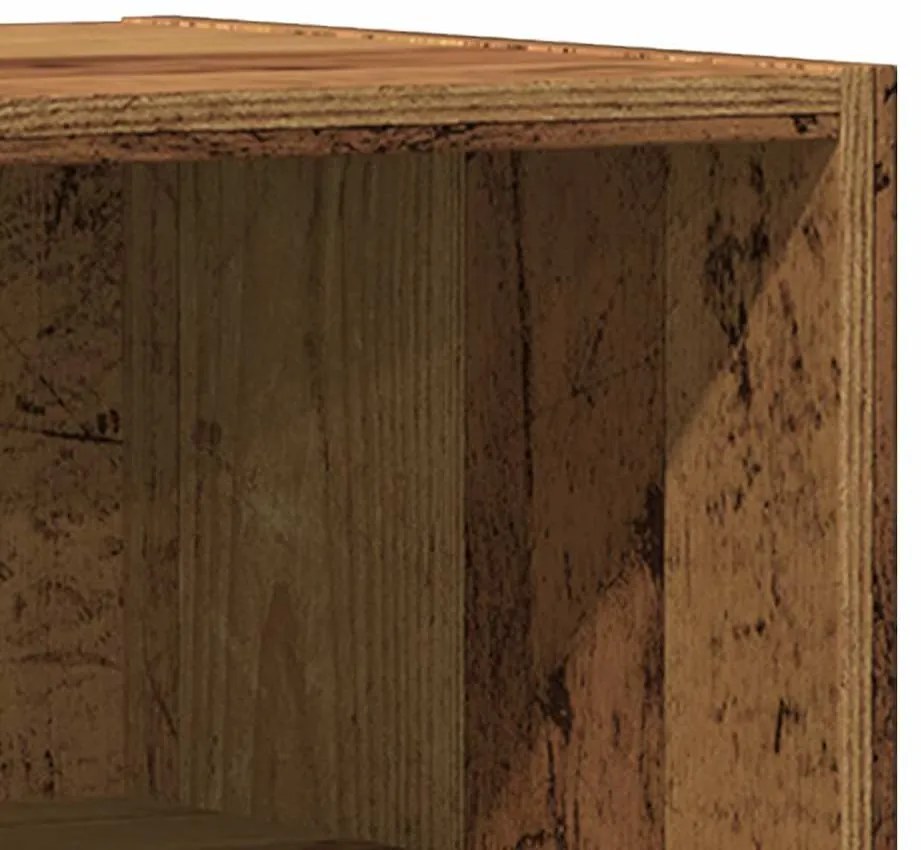 vidaXL Κομοδίνα 2 τεμάχια Παλιό ξύλο 40x30x50 cm Κατασκευασμένο ξύλο