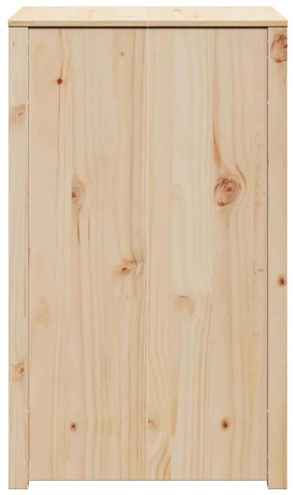 vidaXL Ντουλάπα Κουζίνας Καφέ 55 x 55 x 92 cm Μασίφ ξύλο πεύκου
