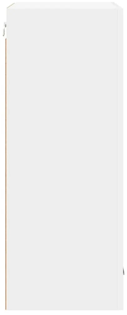 vidaXL Κρεμαστό ντουλάπι Λευκό 50 x 31 x 80 εκ. Επεξεργασμένο ξύλο