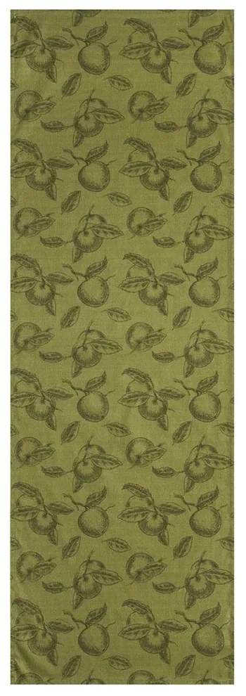 Τραβέρσες Cameo (Σετ 2τμχ) Green Kentia 45Χ140 40x150cm Βαμβάκι-Πολυέστερ