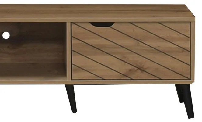 Έπιπλο τηλεόρασης Thelma sonoma μελαμίνης 150x40x41.6εκ 150x41.6x40 εκ.
