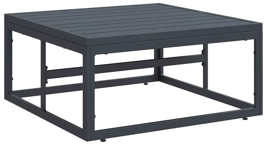 vidaXL Σετ Καναπέ Κήπου με μαξιλάρι 6 pcs Μαύρο Ατσάλι