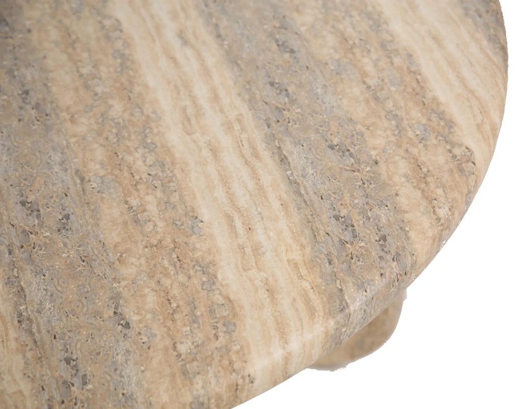Τραπέζι Καθιστικού Frey Travertine (91x91x38) Soulworks 0910011 - ows.0910011