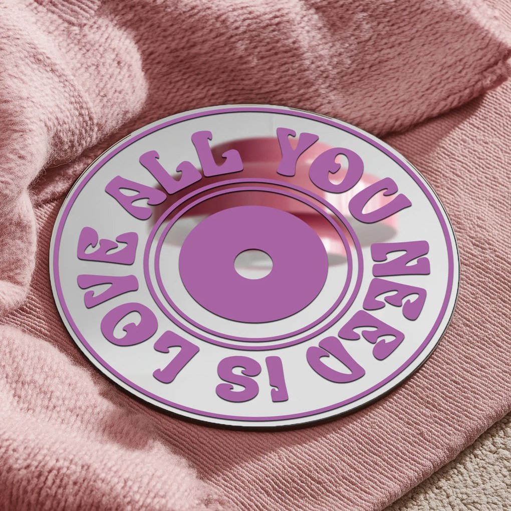 Αυτοκόλλητο για καθρέφτη S42 – CD- All you need is love