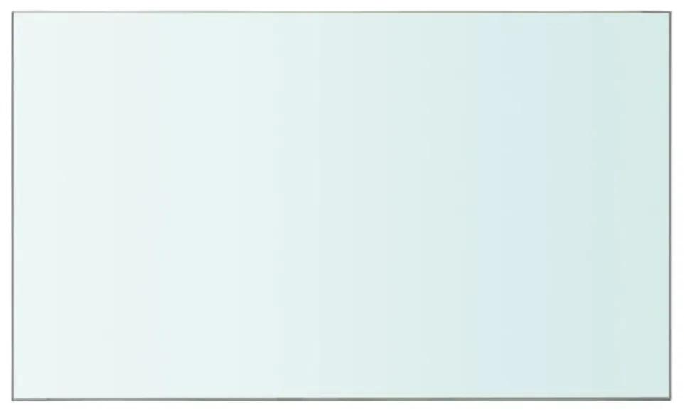 Ράφια Πάνελ 2 τεμ. Διάφανα 50 x 30 εκ. Γυάλινα - Διαφανές