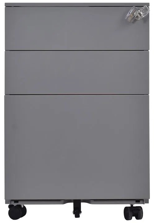 WOODWELL Ε6009,1ΣΥΡΤΑΡΙΕΡΑ Μέταλλο Βαφή Γκρι 39x52x60cm Ε6009,1