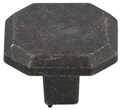 Roline 569 Πόμολο Επίπλου από Ζάμακ Black Iron 32X31mm