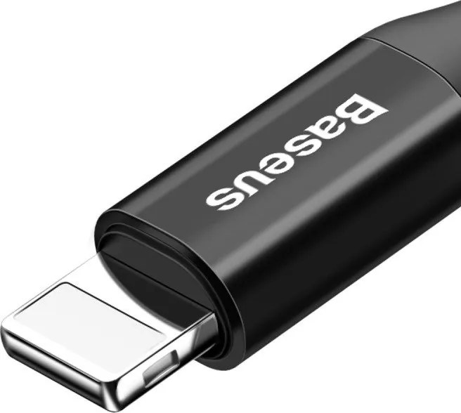 Baseus Spring-loaded cable Lightning 1m 2A (black)